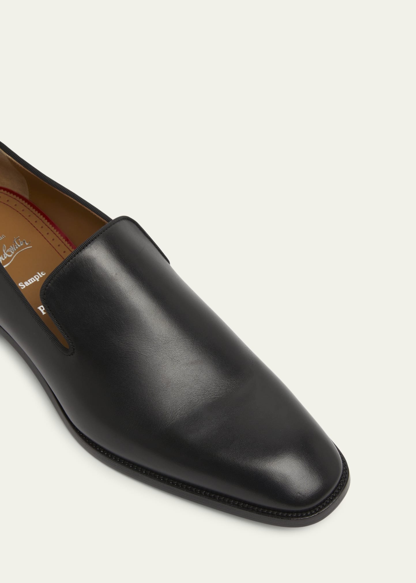 Men's Danny Red-Sole Leather Loafers - 4