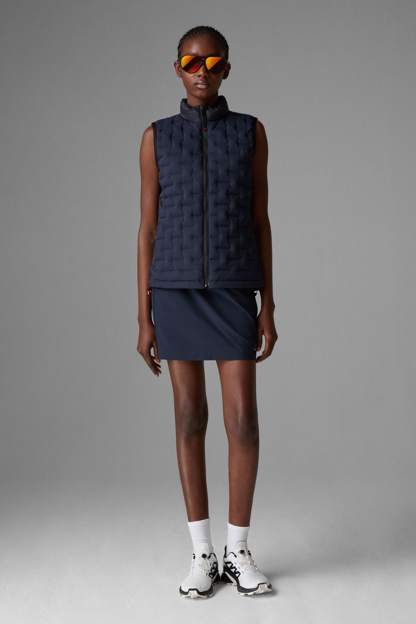 Fenja Lightweight down vest in Dark blue - 4