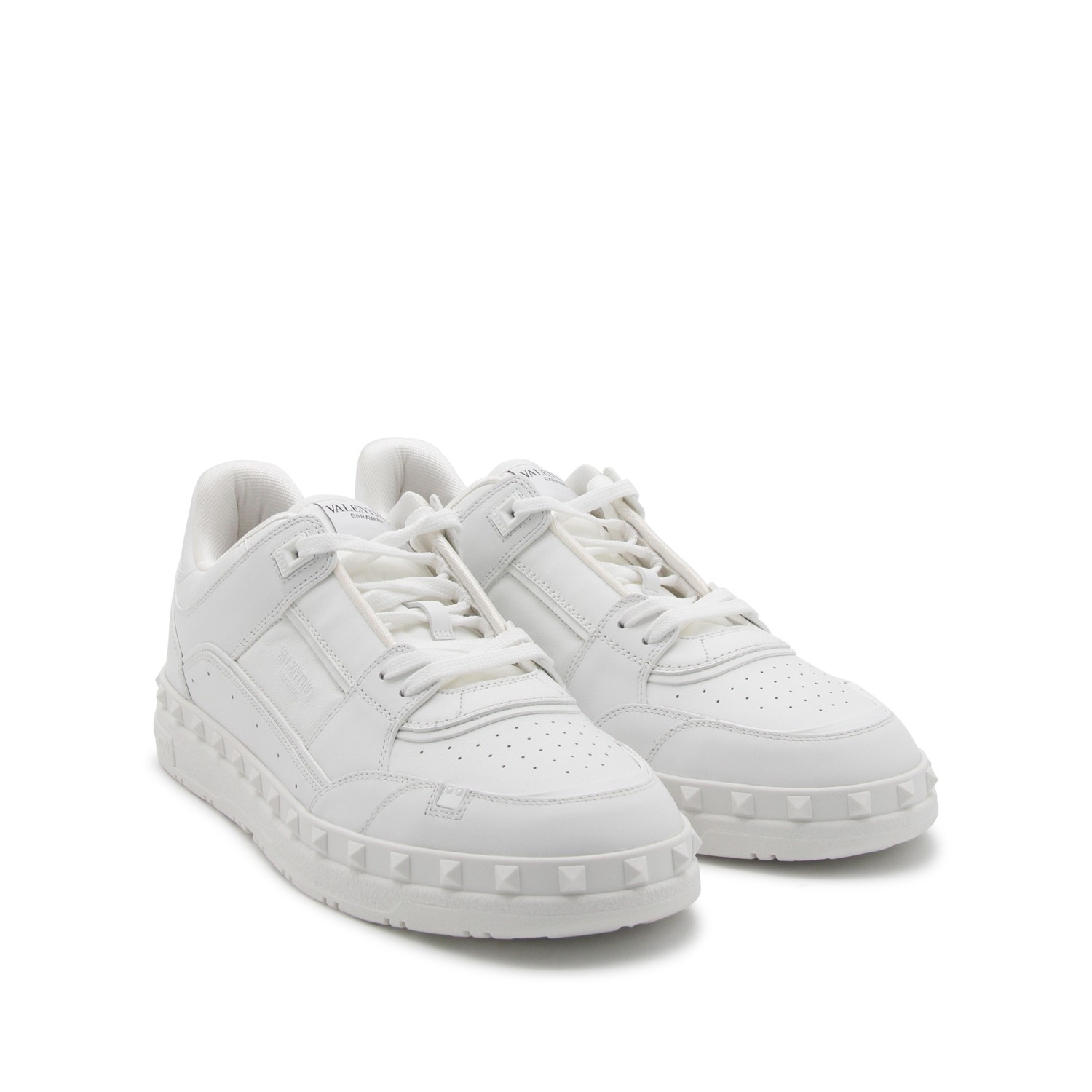 WHITE LEATHER FREEDOTS SNEAKERS - 2