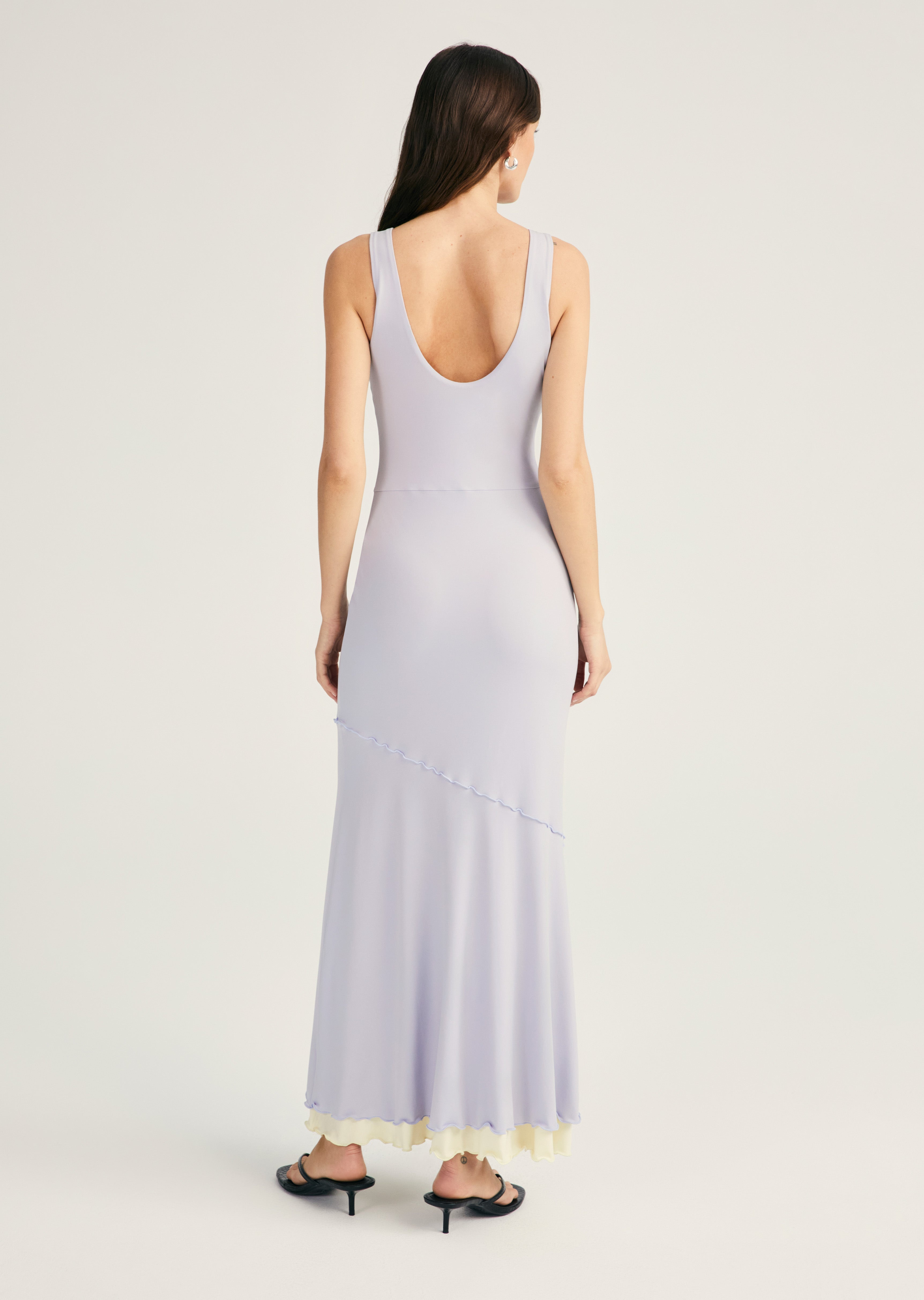 STEPHANIE SLIT HEM SLEEVELESS DRESS - 4