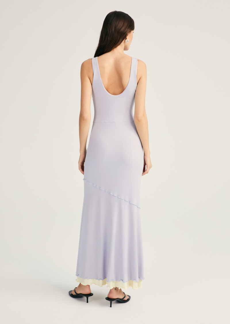 DEREK LAM 10 CROSBY STEPHANIE SLIT HEM SLEEVELESS DRESS outlook