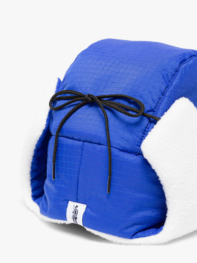 Mackintosh FROZEN BLUE NYLON TRAPPER HAT | ACC-HA07 outlook