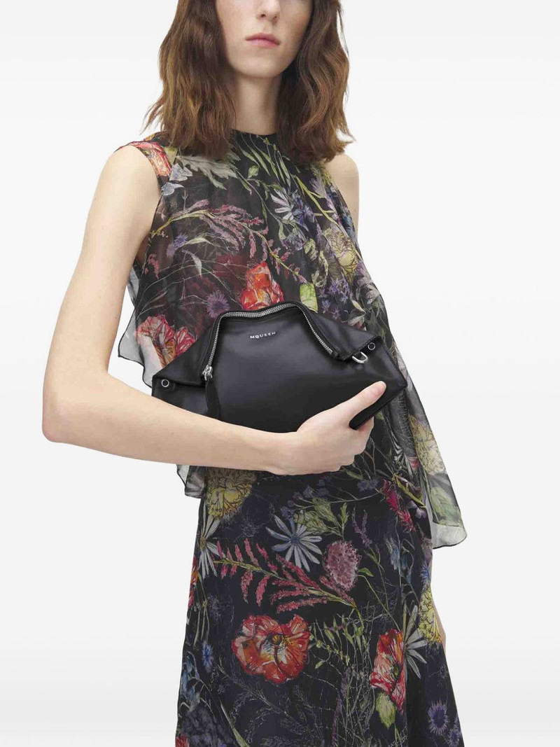 Alexander McQueen zipped clutch outlook