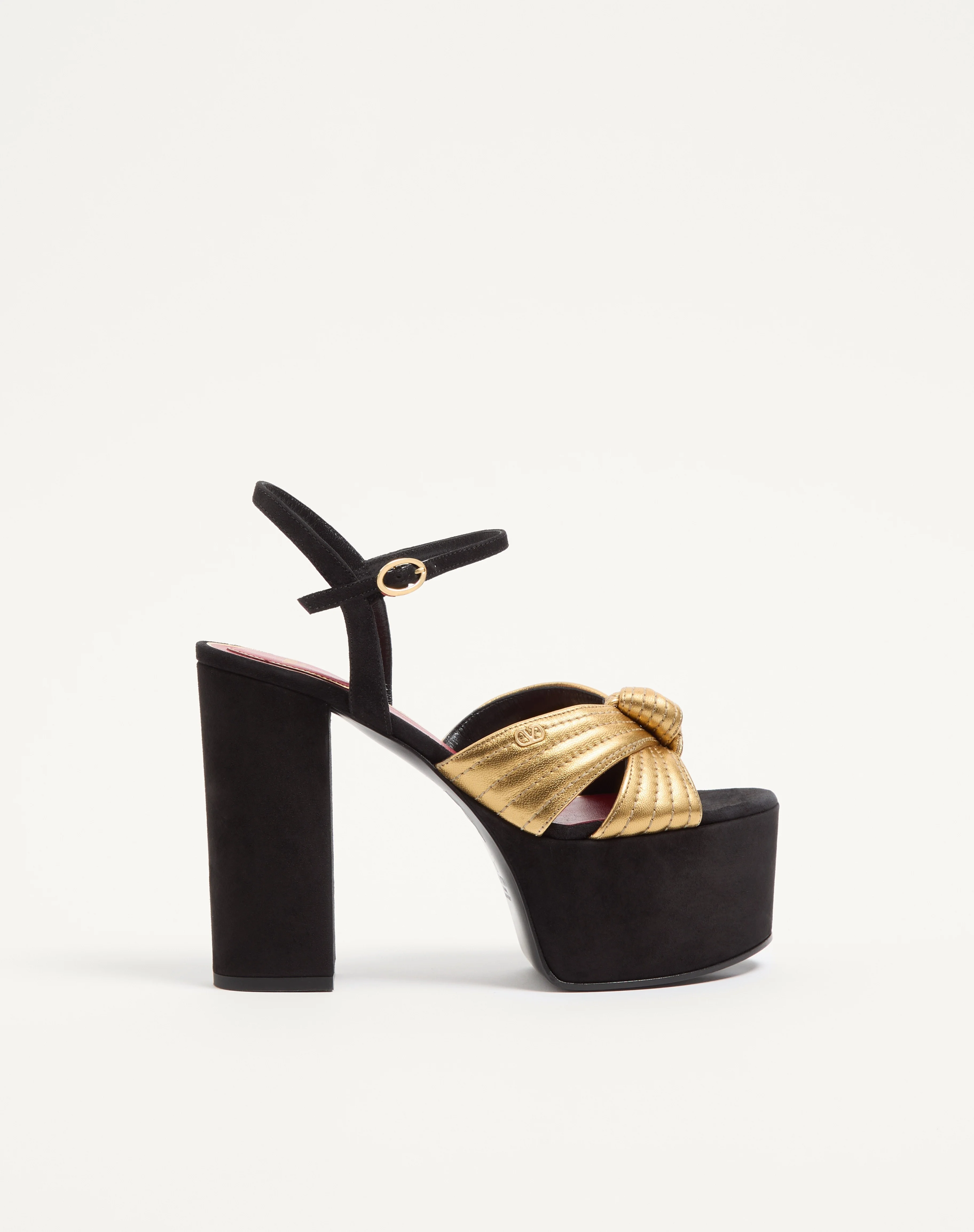CRASHER PLATFORM SANDAL IN SUEDE 125MM - 1