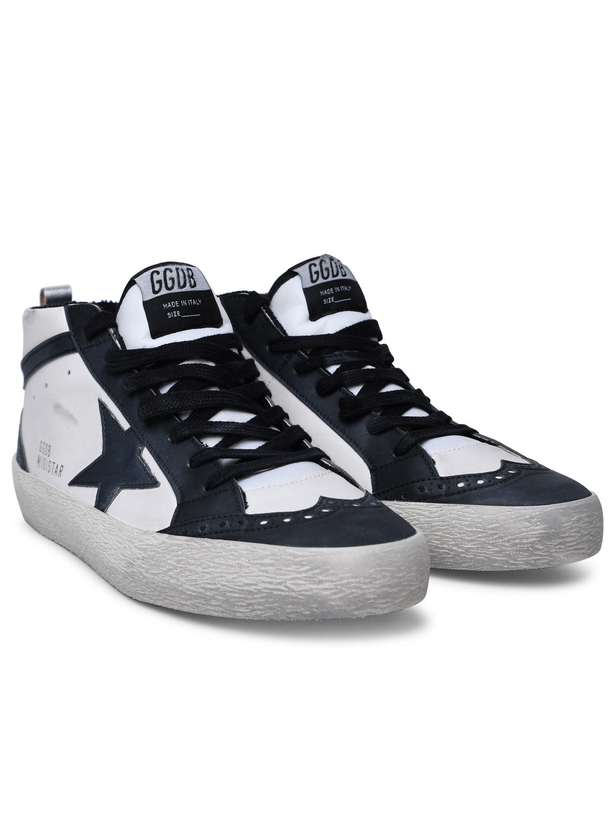 Golden Goose Man Golden Goose 'Mid-Star Classic' White Leather Sneakers - 2