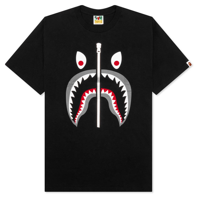 MAD SHARK TEE - BLACK - 1