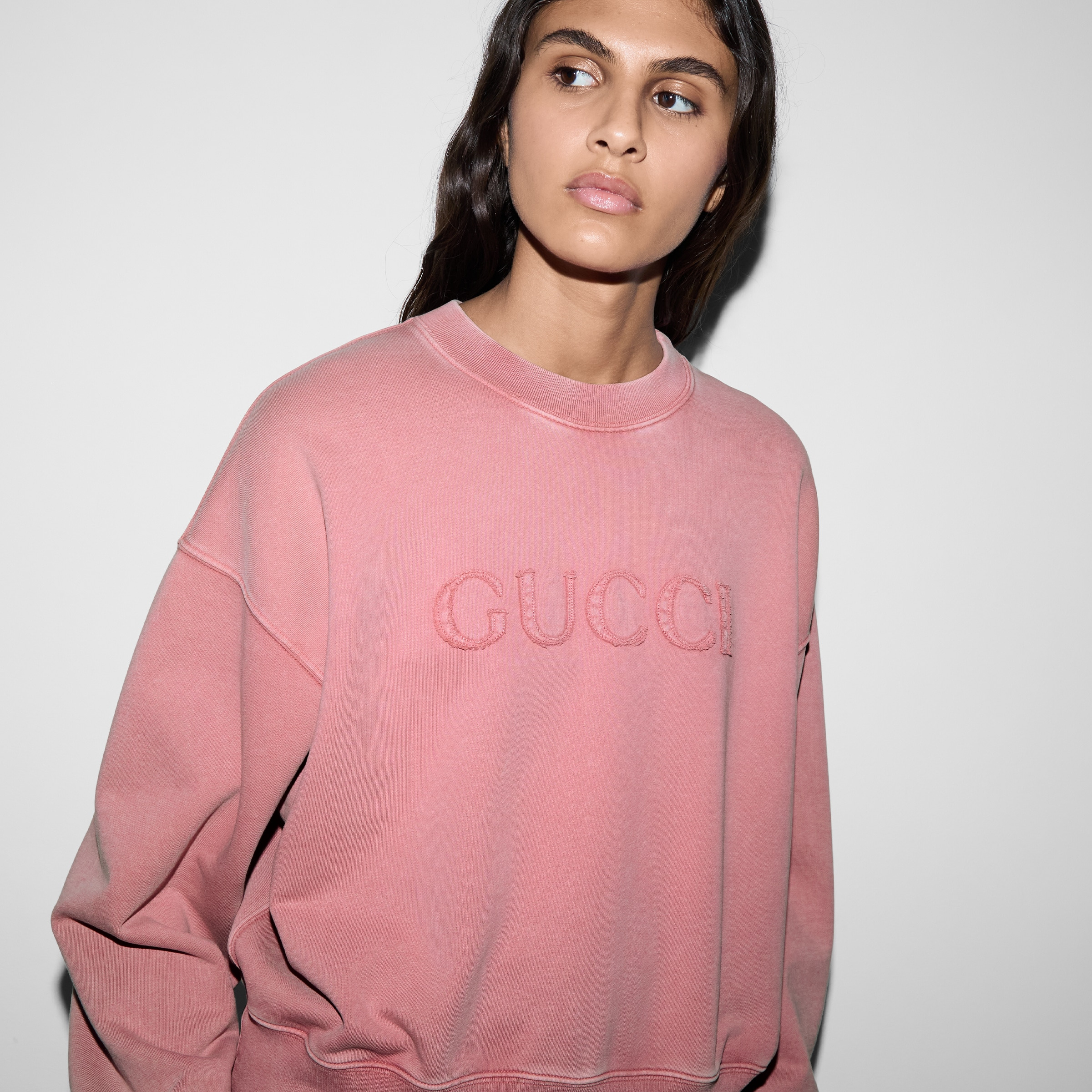 Embroidered cotton jersey sweatshirt - 5