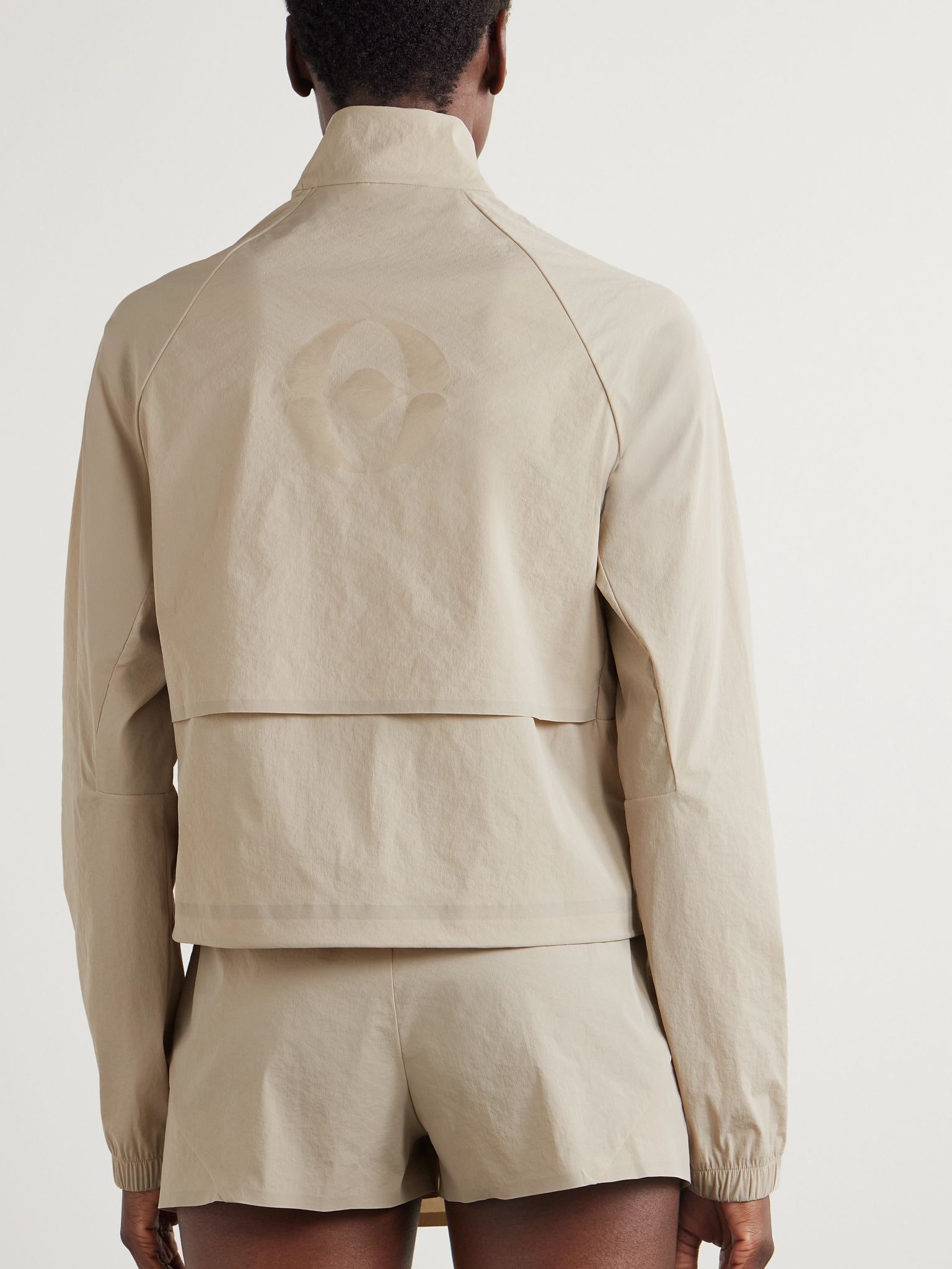 + FKA twigs embellished recycled-shell jacket Sand - 3