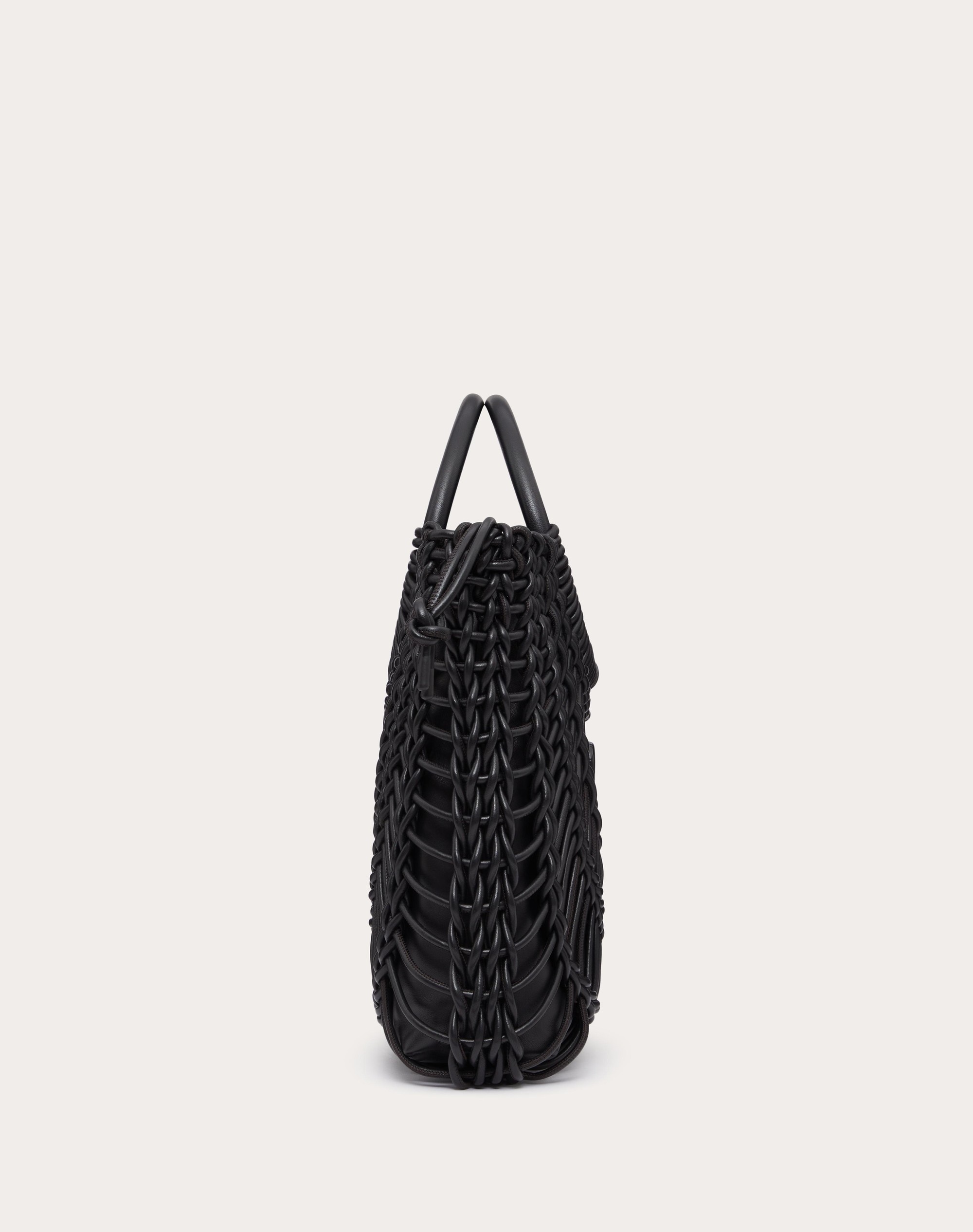 ALLKNOTS WOVEN LEATHER SHOPPER - 5