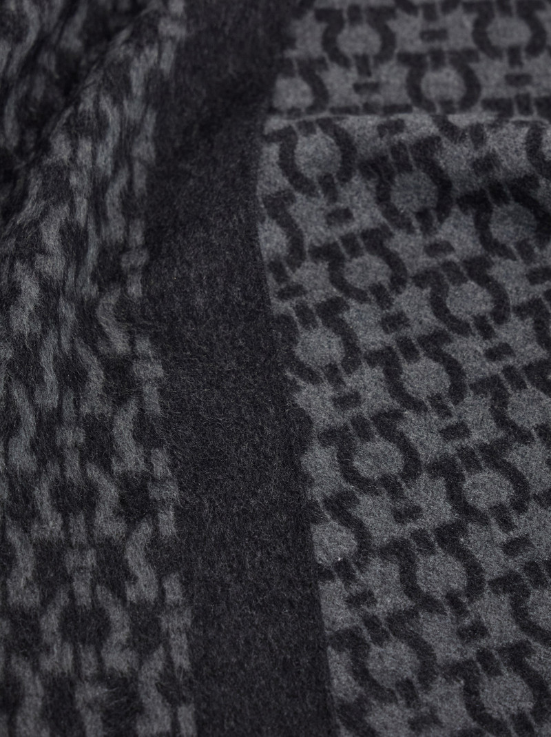 FERRAGAMO Gancini silk scarf outlook