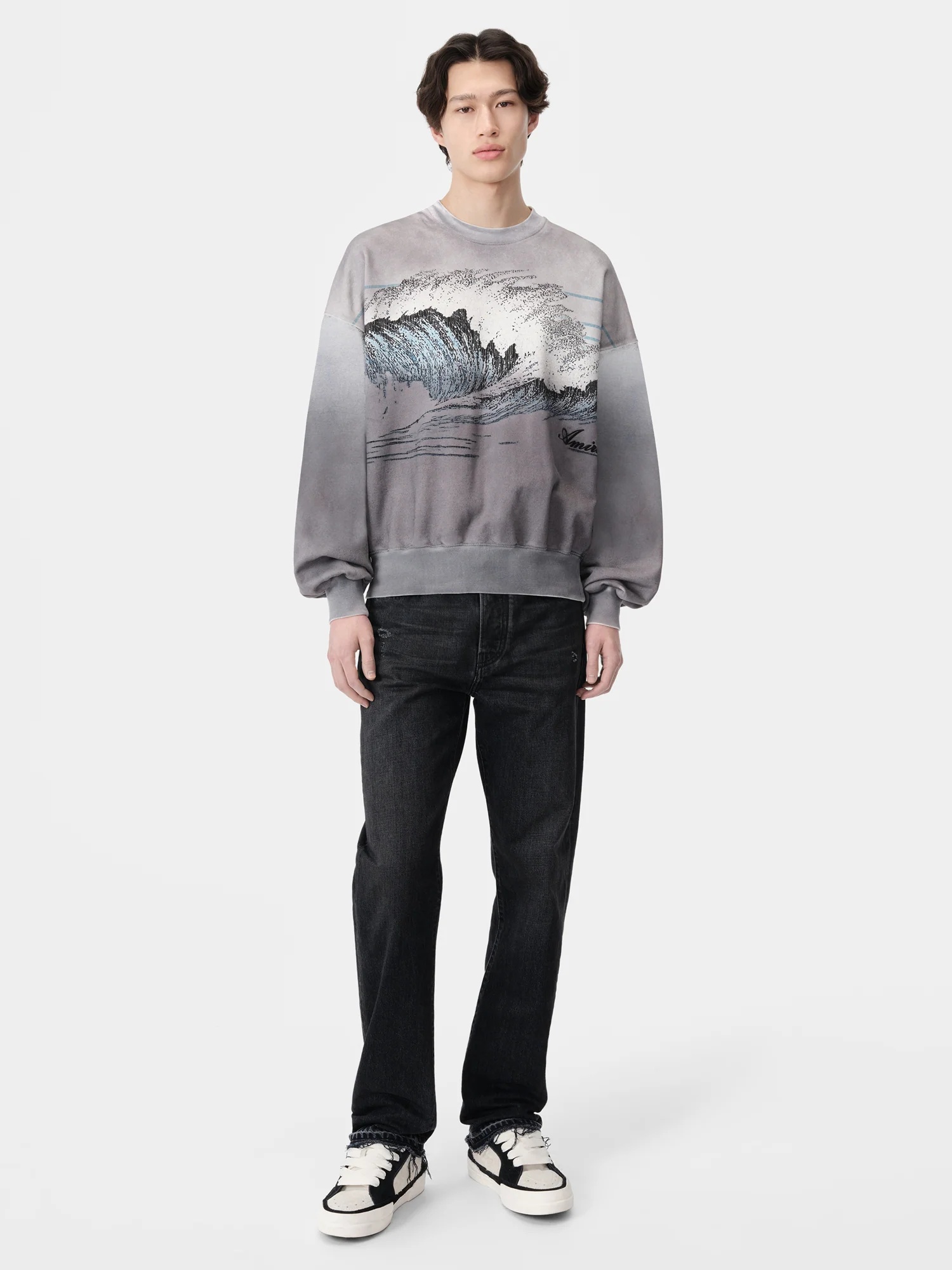 VINTAGE WAVE OVERSIZED CREW - 2