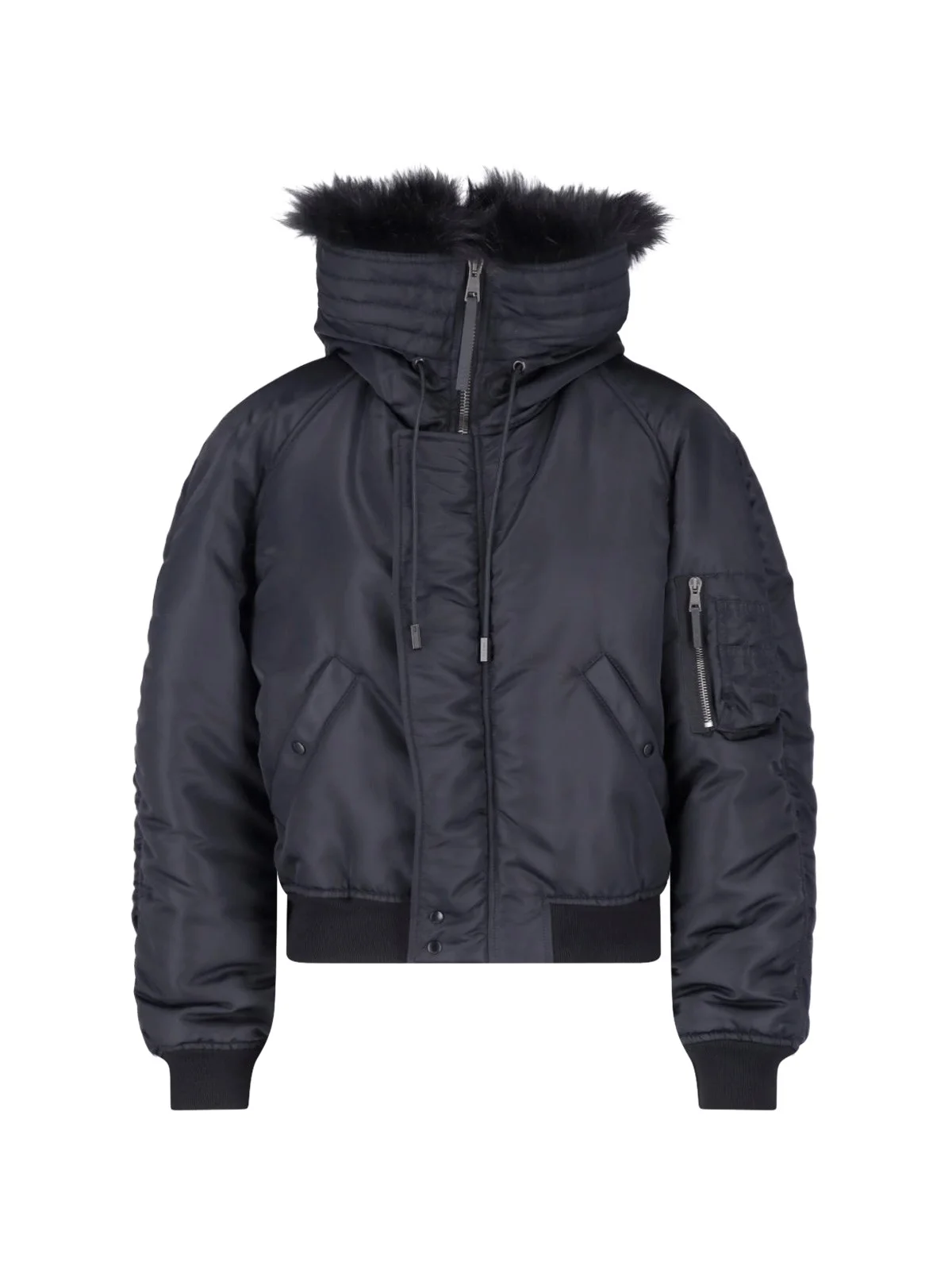BOMBER JACKET WITH FUR - 1