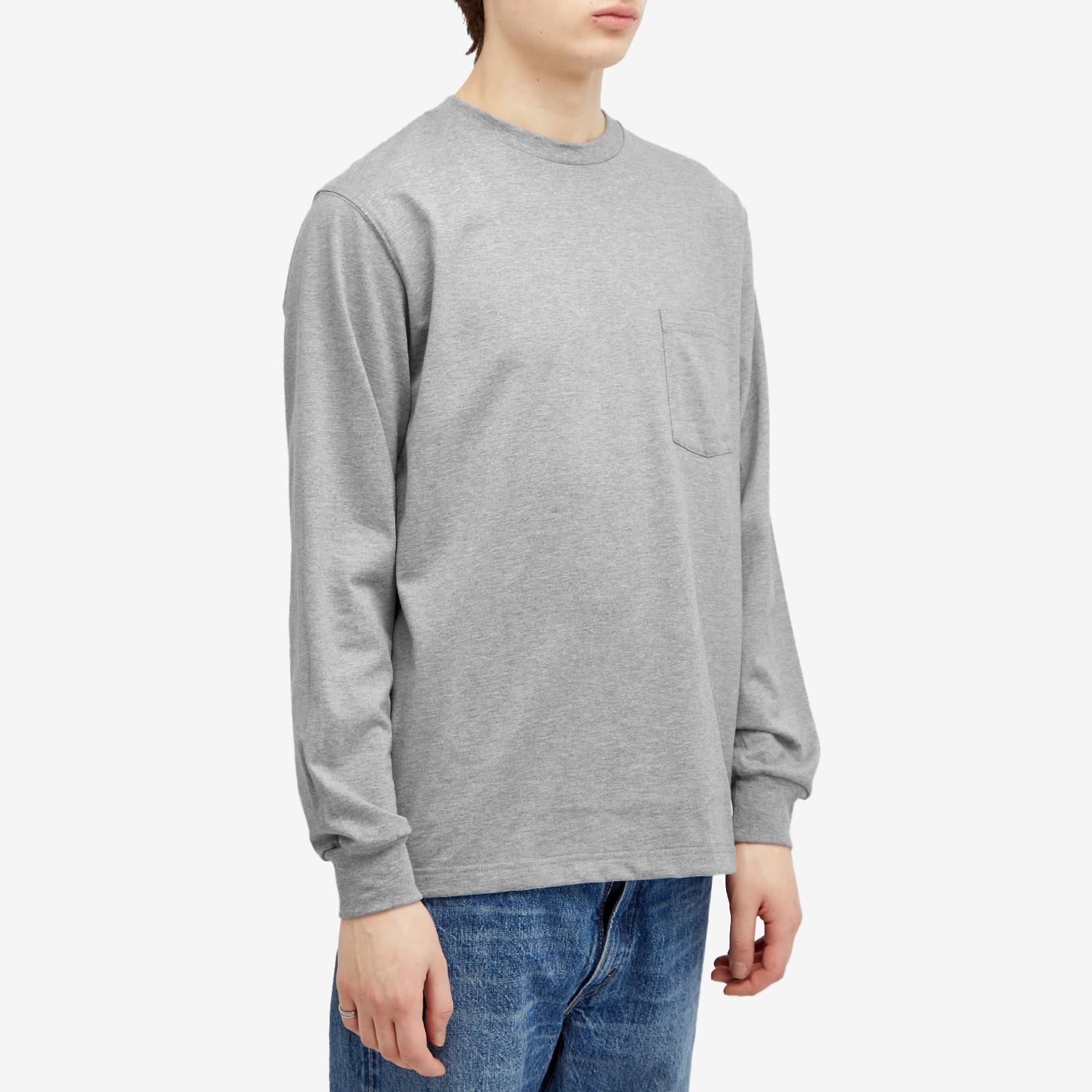 Beams Plus Long Sleeve Pocket T-Shirt - 2