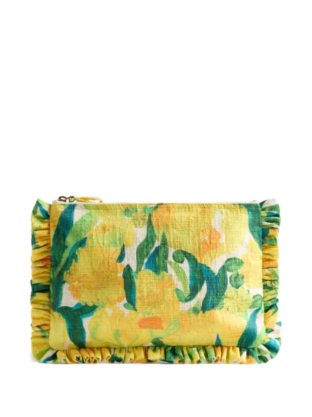 floral-print clutch bag - 1