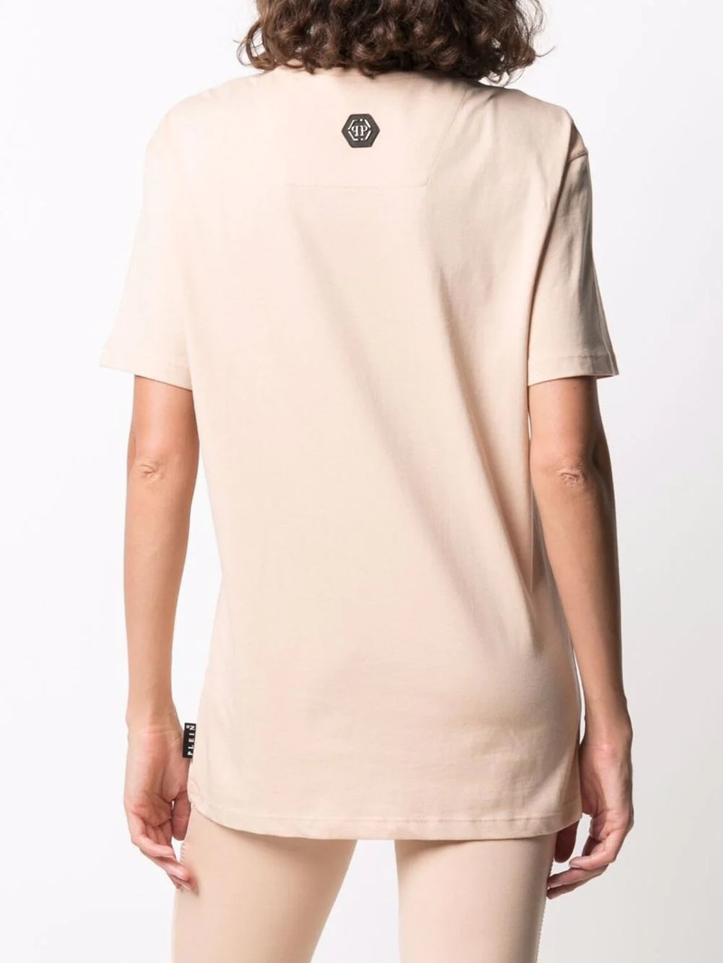 signature crystal-embellished T-shirt 4