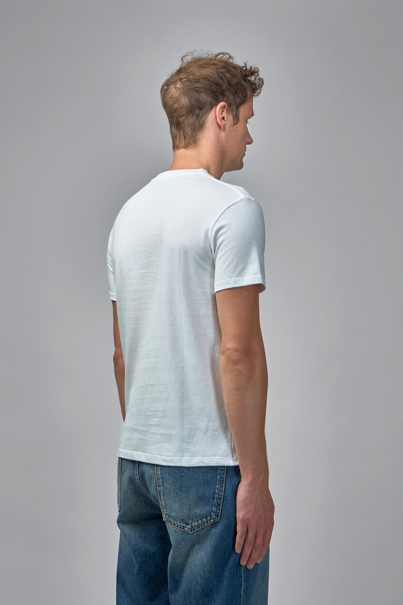 Cotton T-shirt With Vlogo Patch - 4