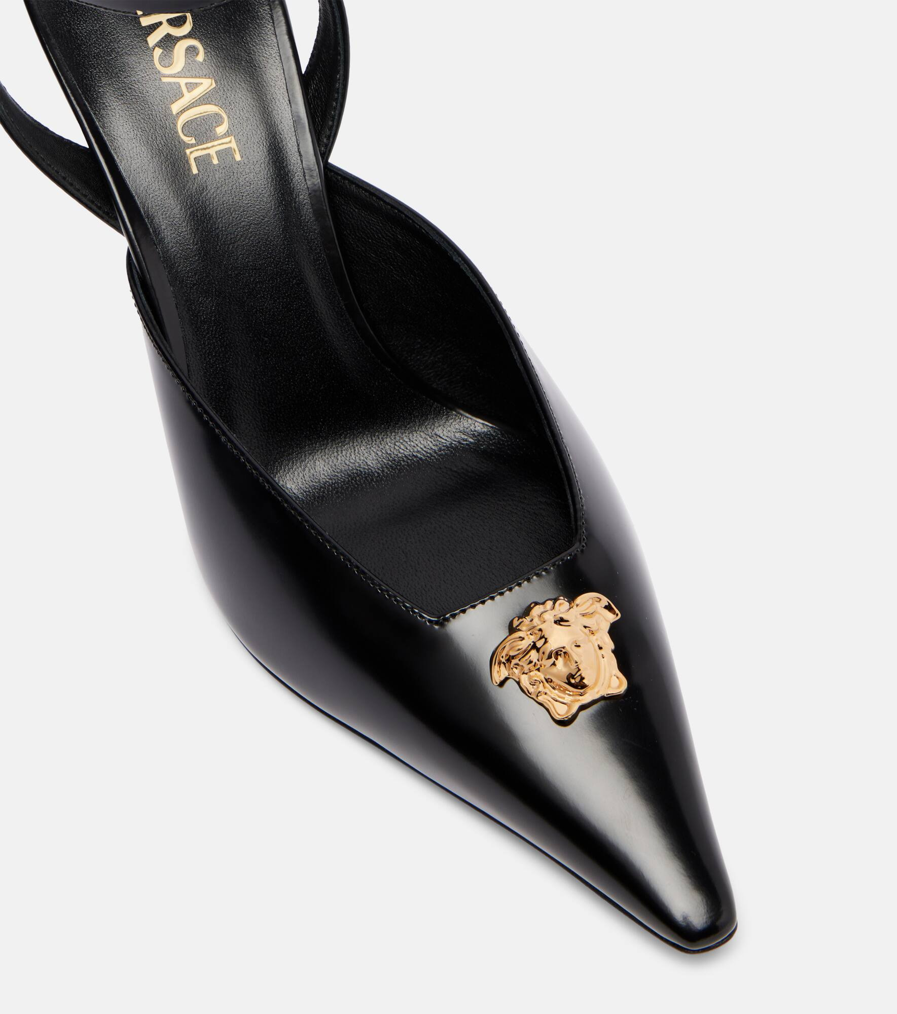 La Medusa 85 leather pumps - 5