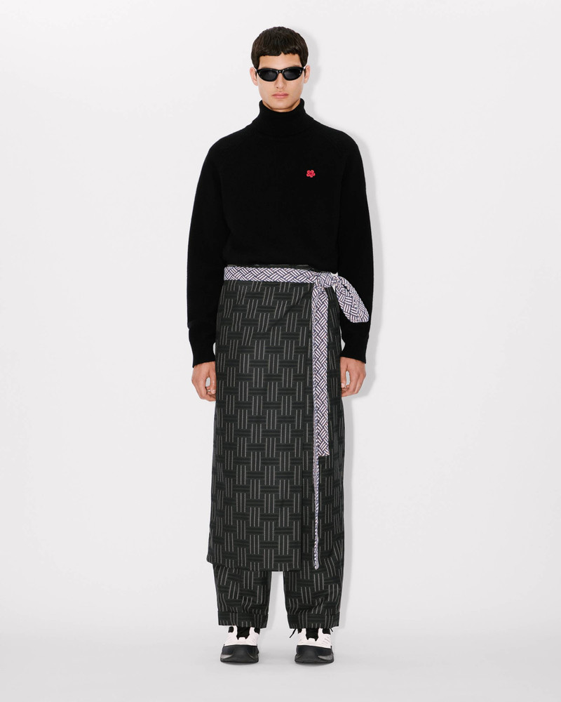 'KENZO Weave' apron in wool and cotton 3