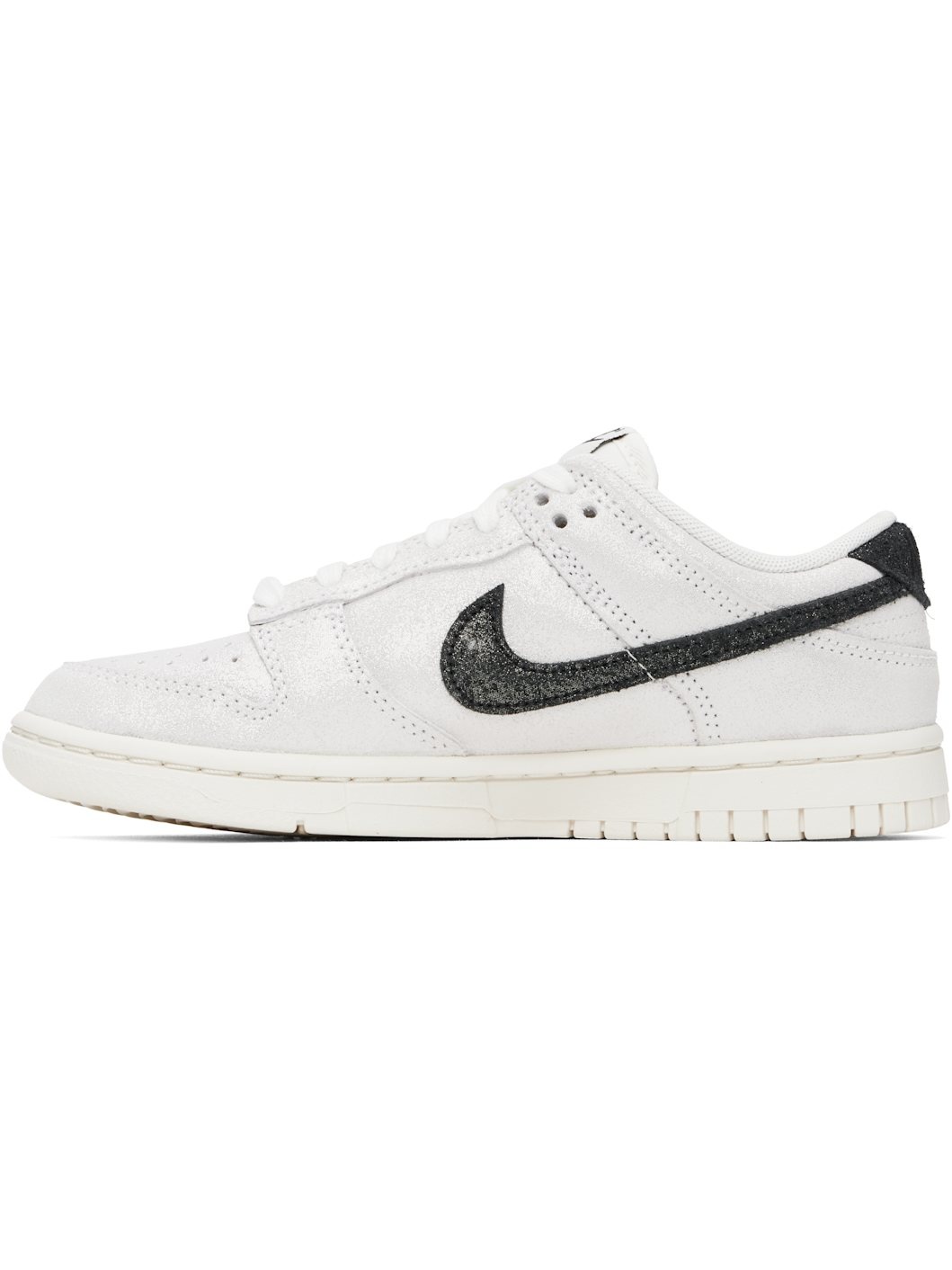 Nike White & Black Dunk Low SE Sneakers | REVERSIBLE