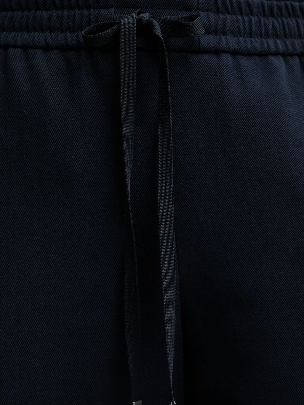 drawstring straight trousers - 4