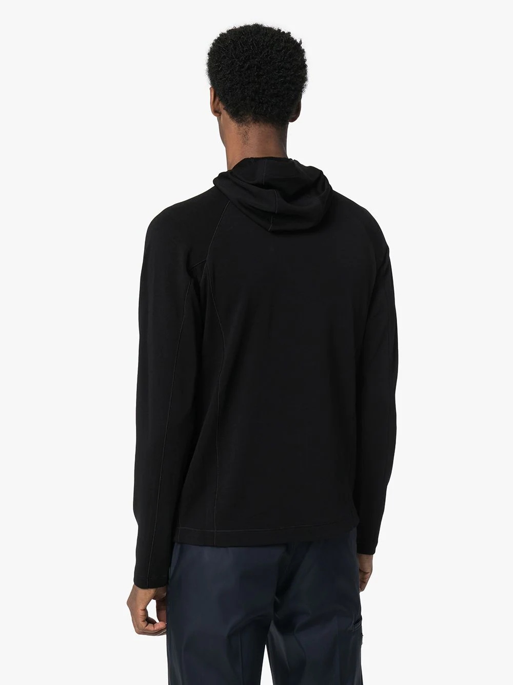 Technical taped seam hooded sweater - 4