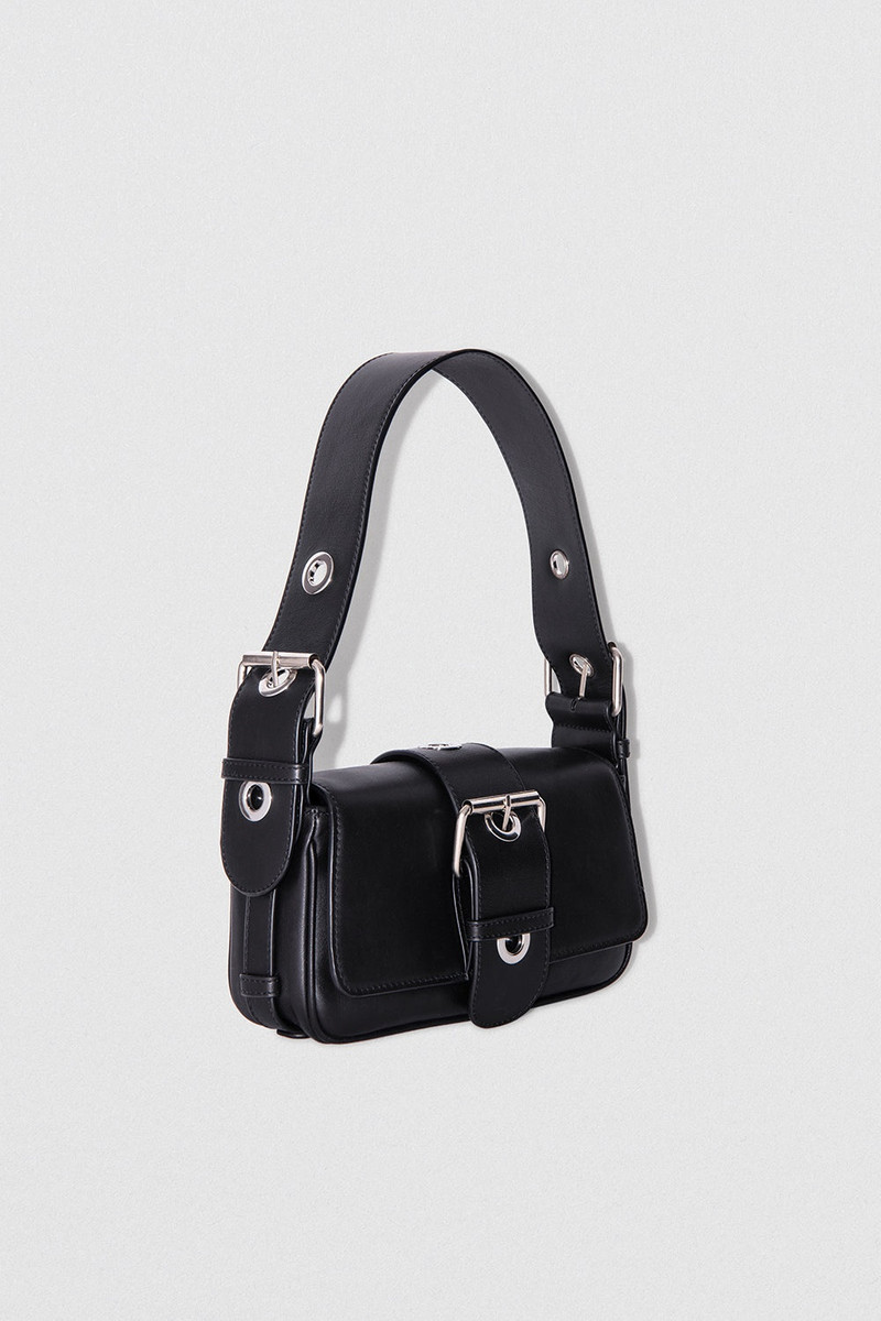 BY FAR ELOISE BLACK NAPPA LEATHER outlook