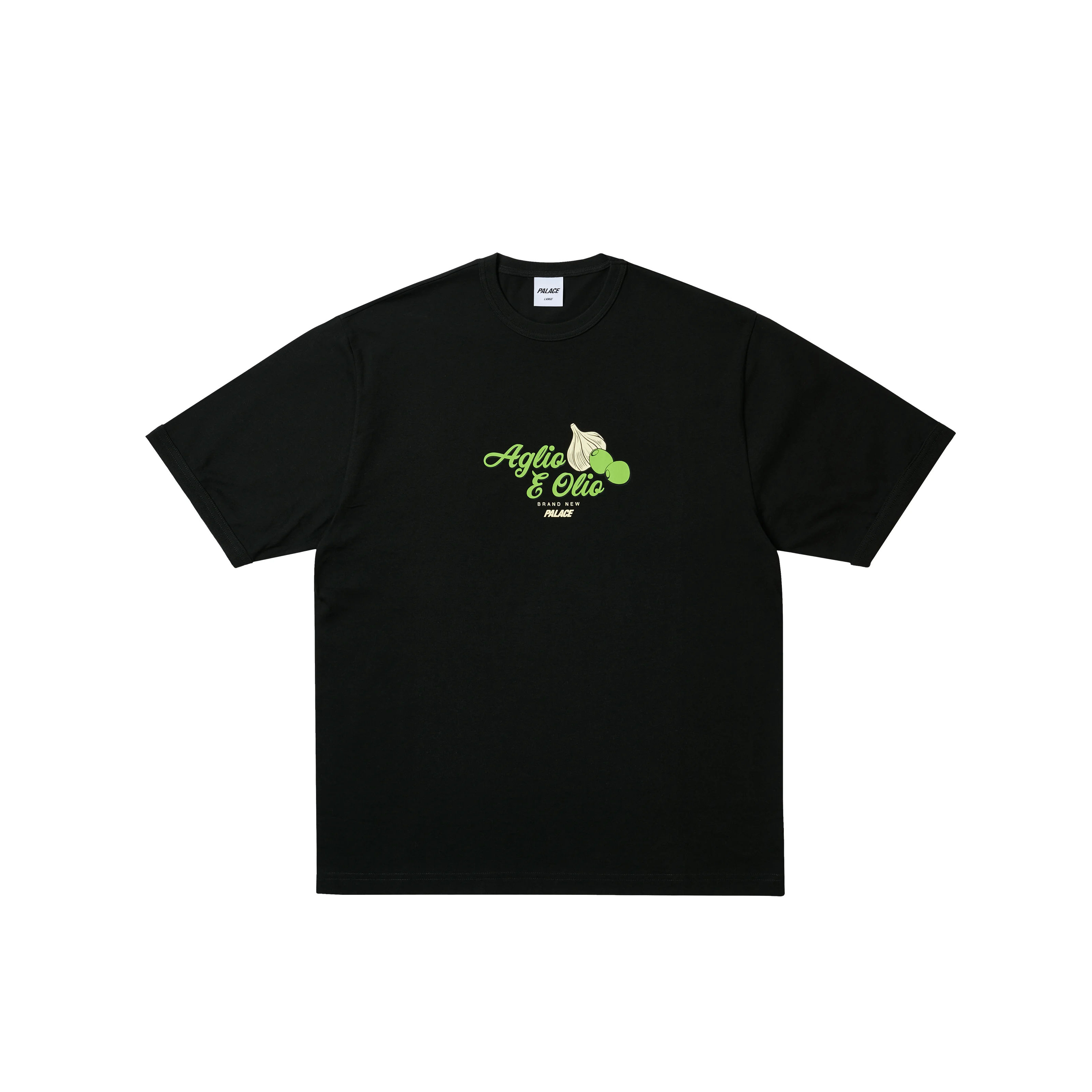 AGLIO E OLIO RINGER T-SHIRT BLACK - 1