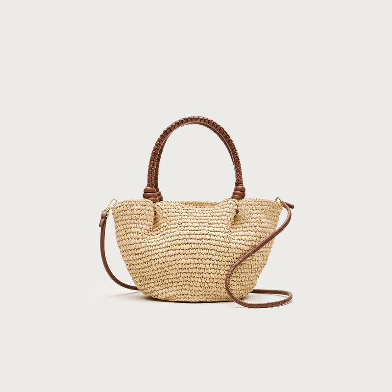 Small handknotted top-handle bag 1