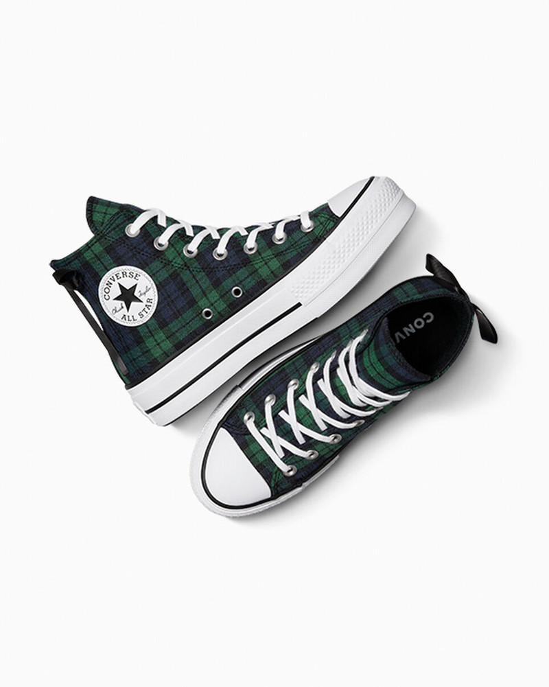 Chuck Taylor All Star Lift Platform Plaid 6