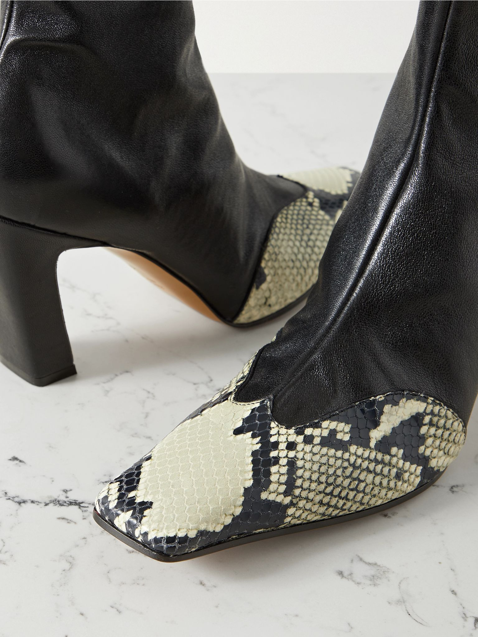Nevada leather ankle boots Black - 4