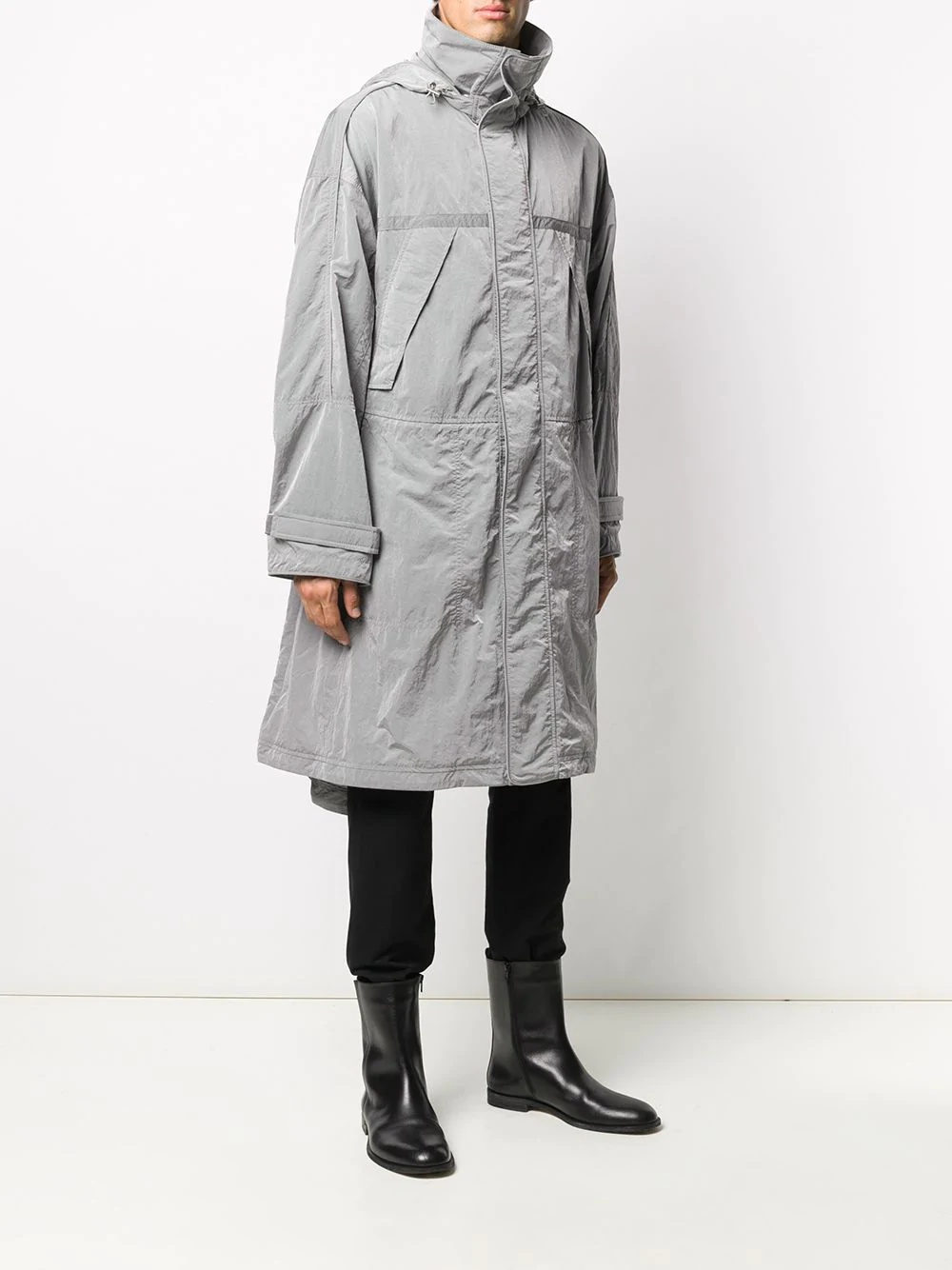 oversized parka coat - 3