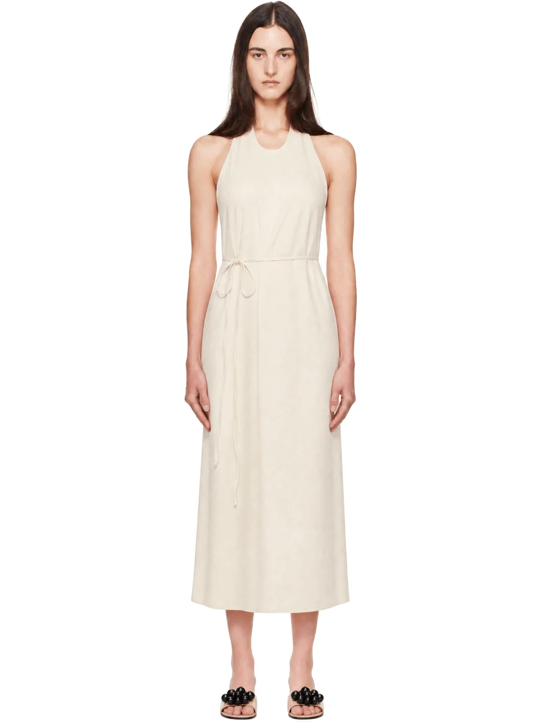 Off-White Apron Midi Dress - 1