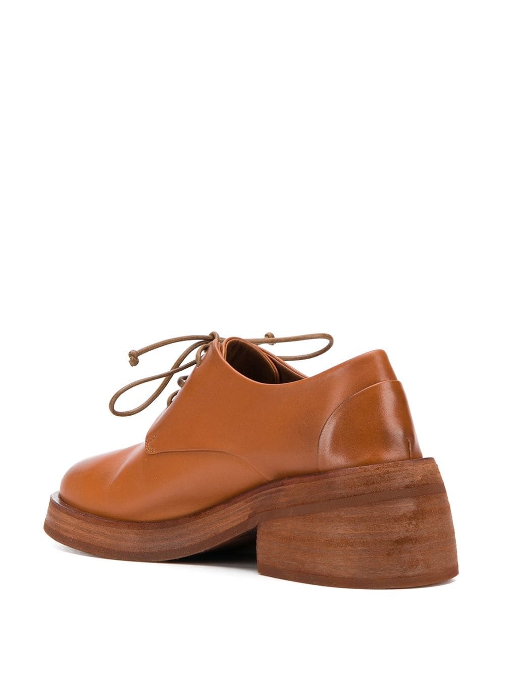 chunky sole round toe brogues - 3