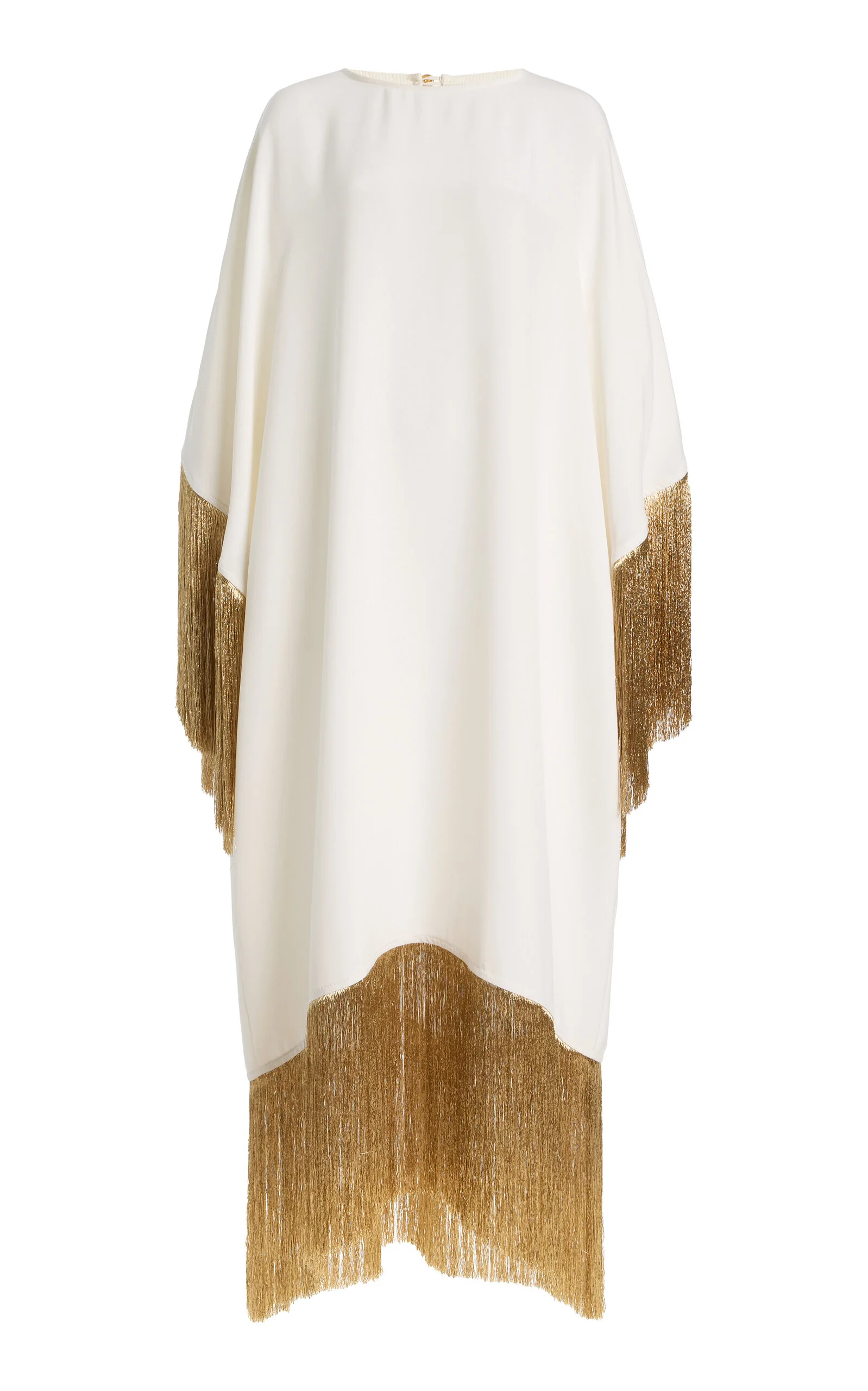 Exclusive La Isla Fiona Fringed Crepe Caftan - 1