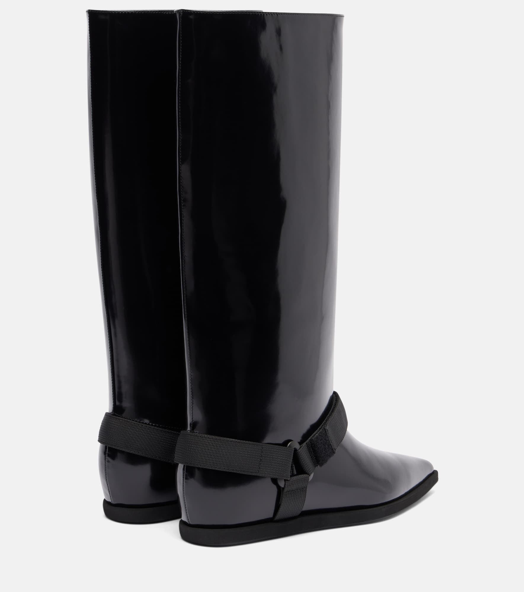 Leather knee-high boots - 3