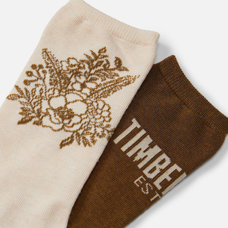 Timberland Women's 2-Pack Timberland® Floral Crew Sock outlook