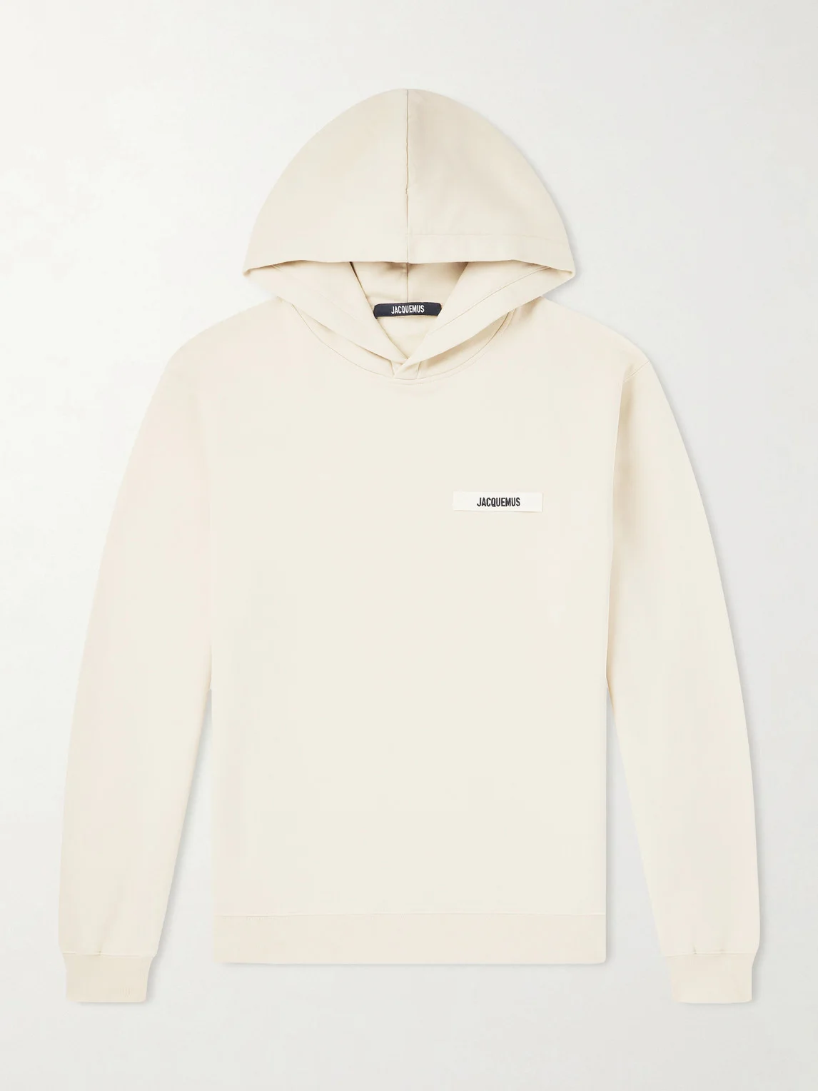 Logo-Appliquéd Cotton-Jersey Hoodie - 1