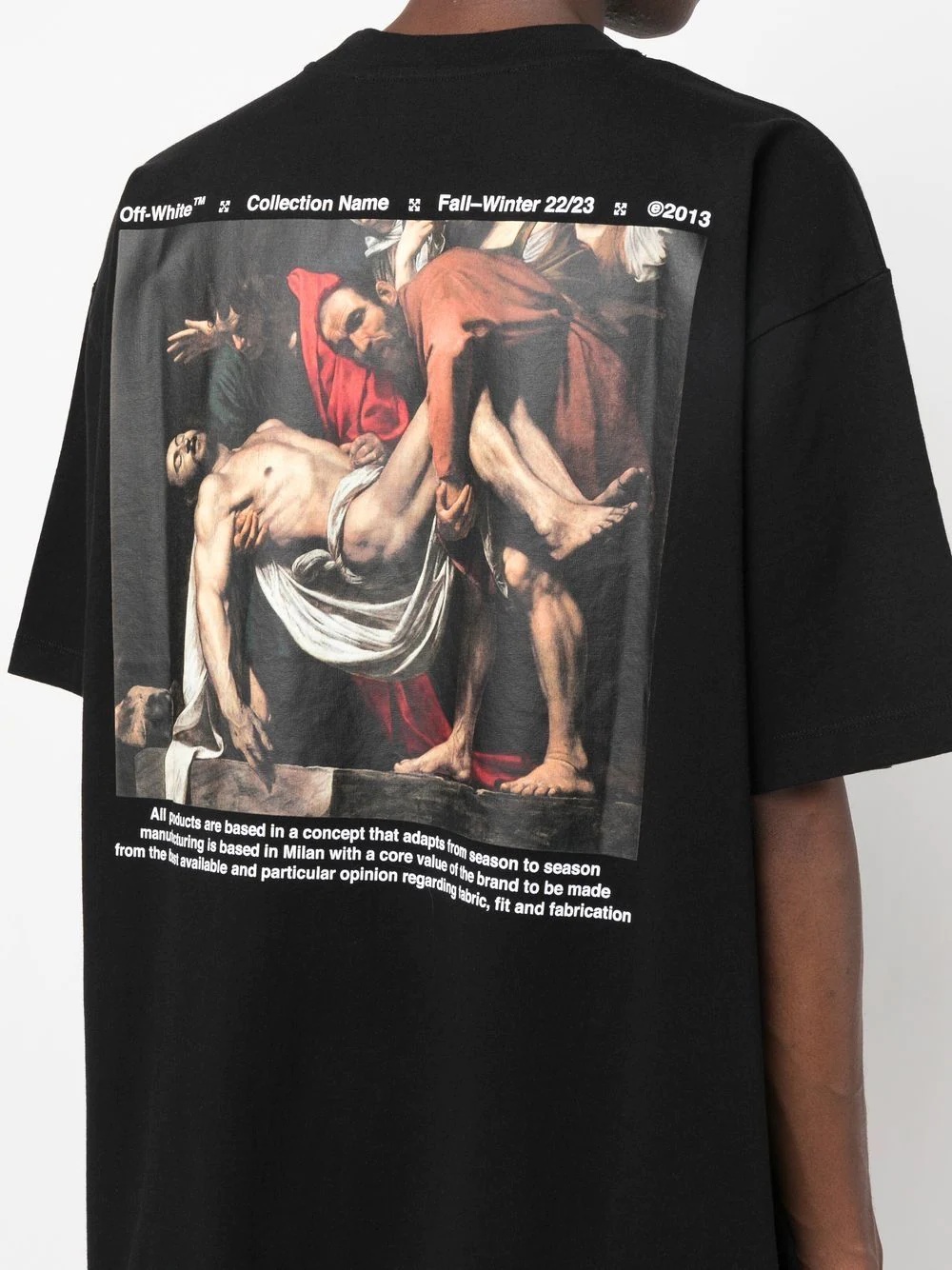 Caravaggio Crowning graphic-print T-shirt - 5