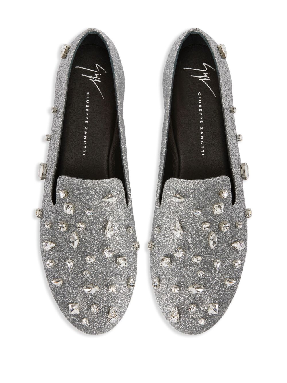 Dalila Bijoux glitter loafers - 4
