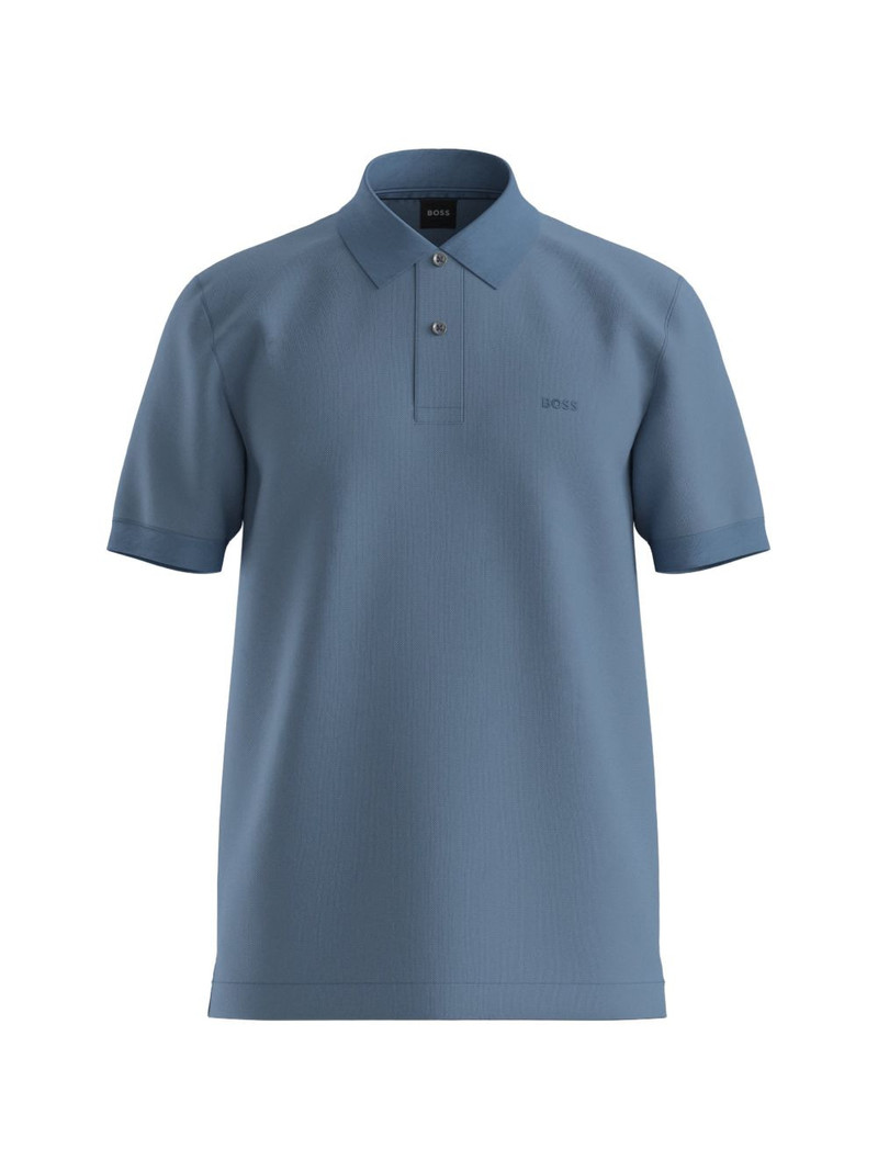 buttoned polo shirt 1
