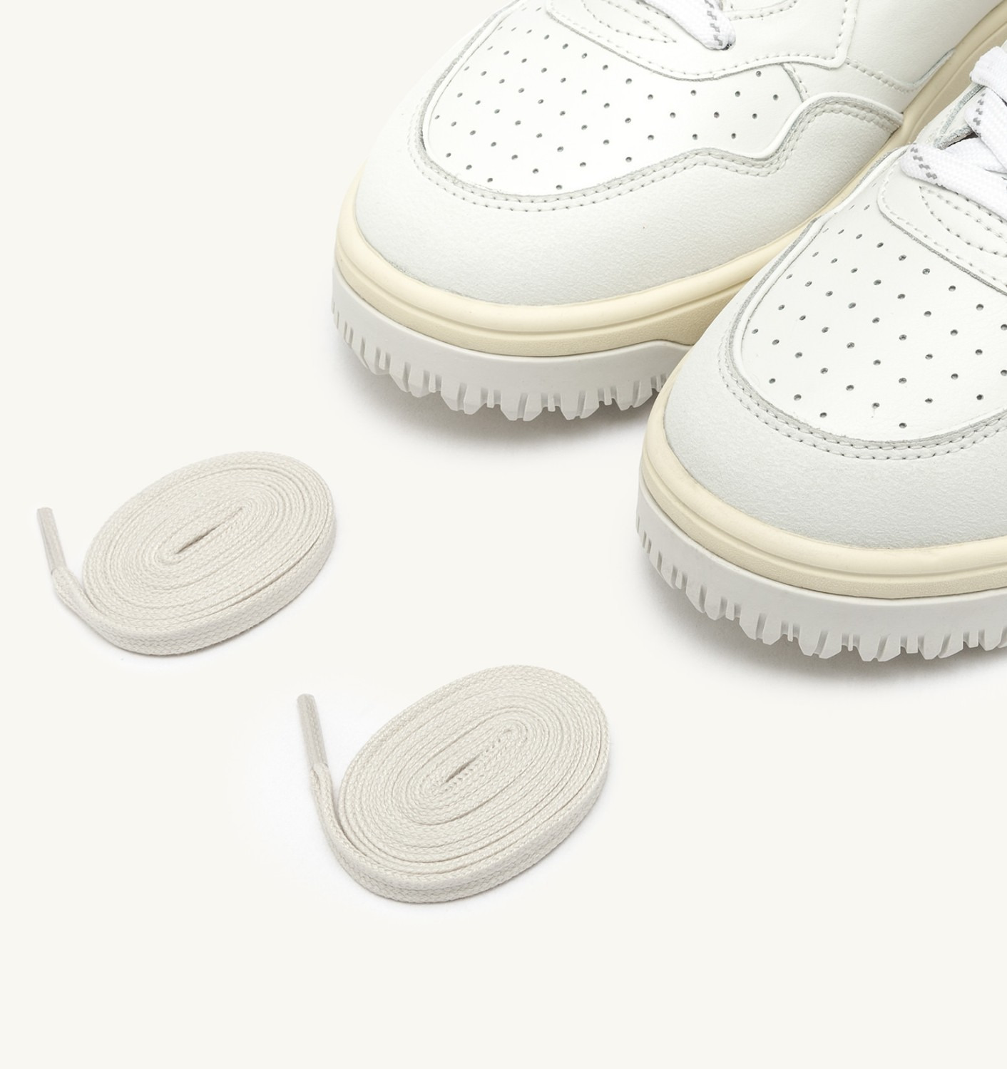 GOLF LOW SNEAKERS IN WHITE LEATHER - 7