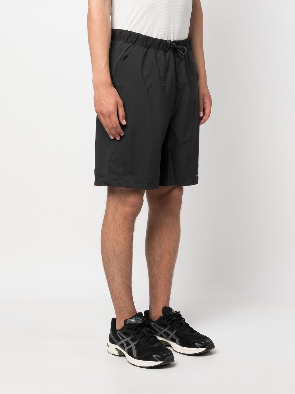 drawstring-waist recycled-polyester shorts - 3