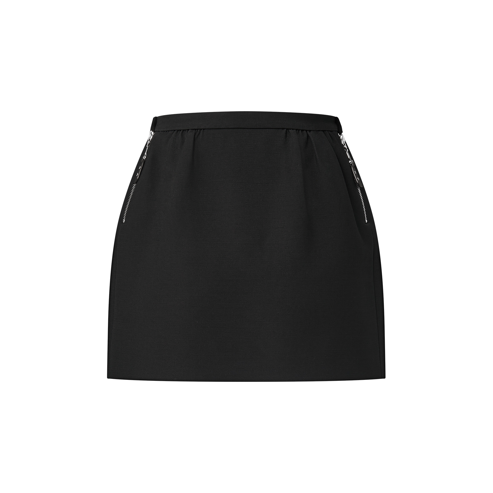 Double Zipper Mini Skirt - 3