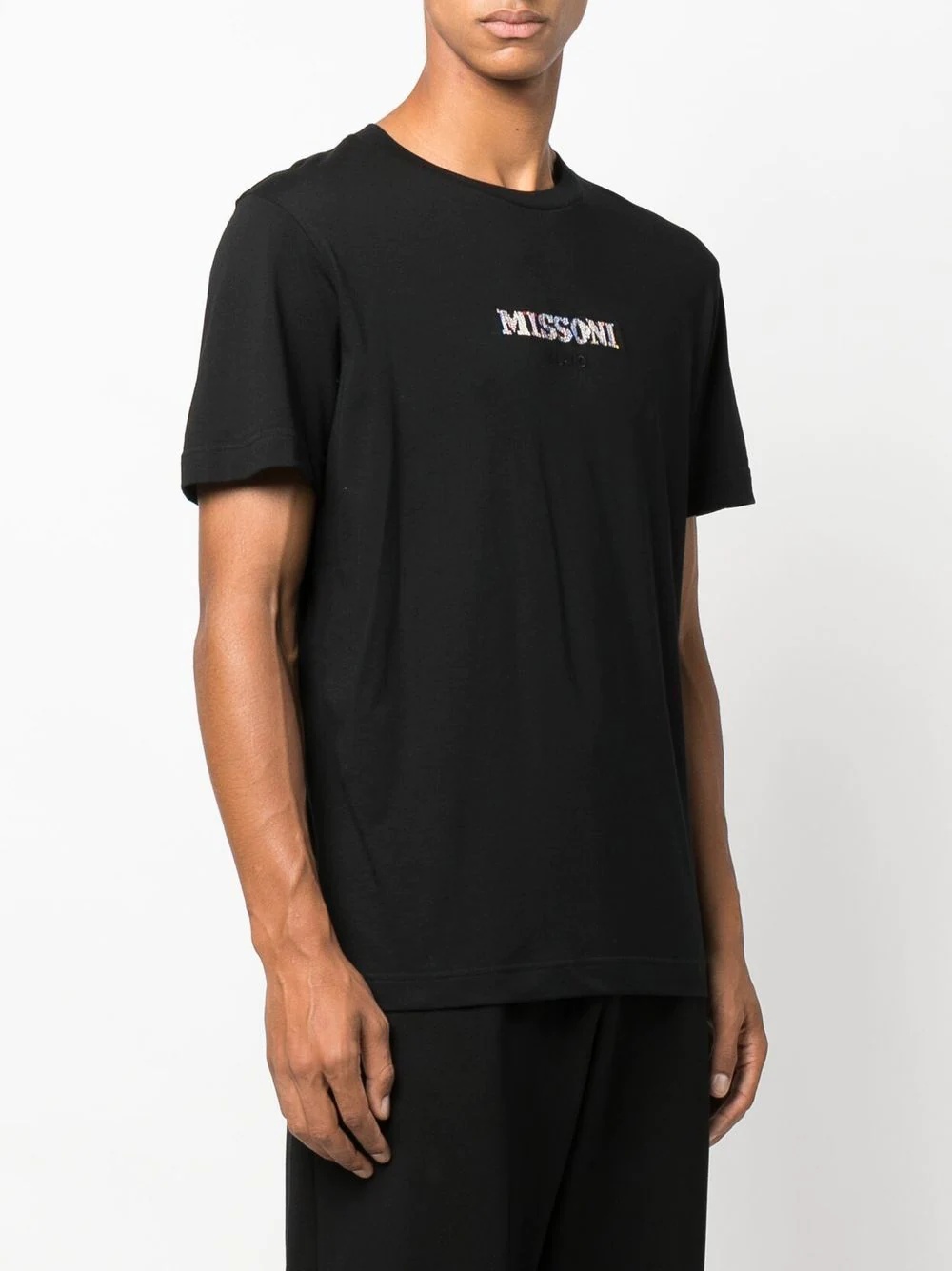 embroidered-logo cotton T-shirt - 4