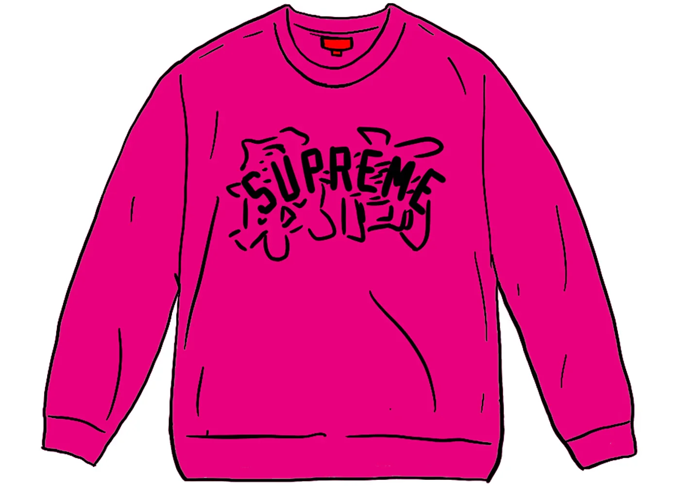 Supreme Supreme Kanji Logo Crewneck Fuchsia - 59983c0e-ee73-4cd5