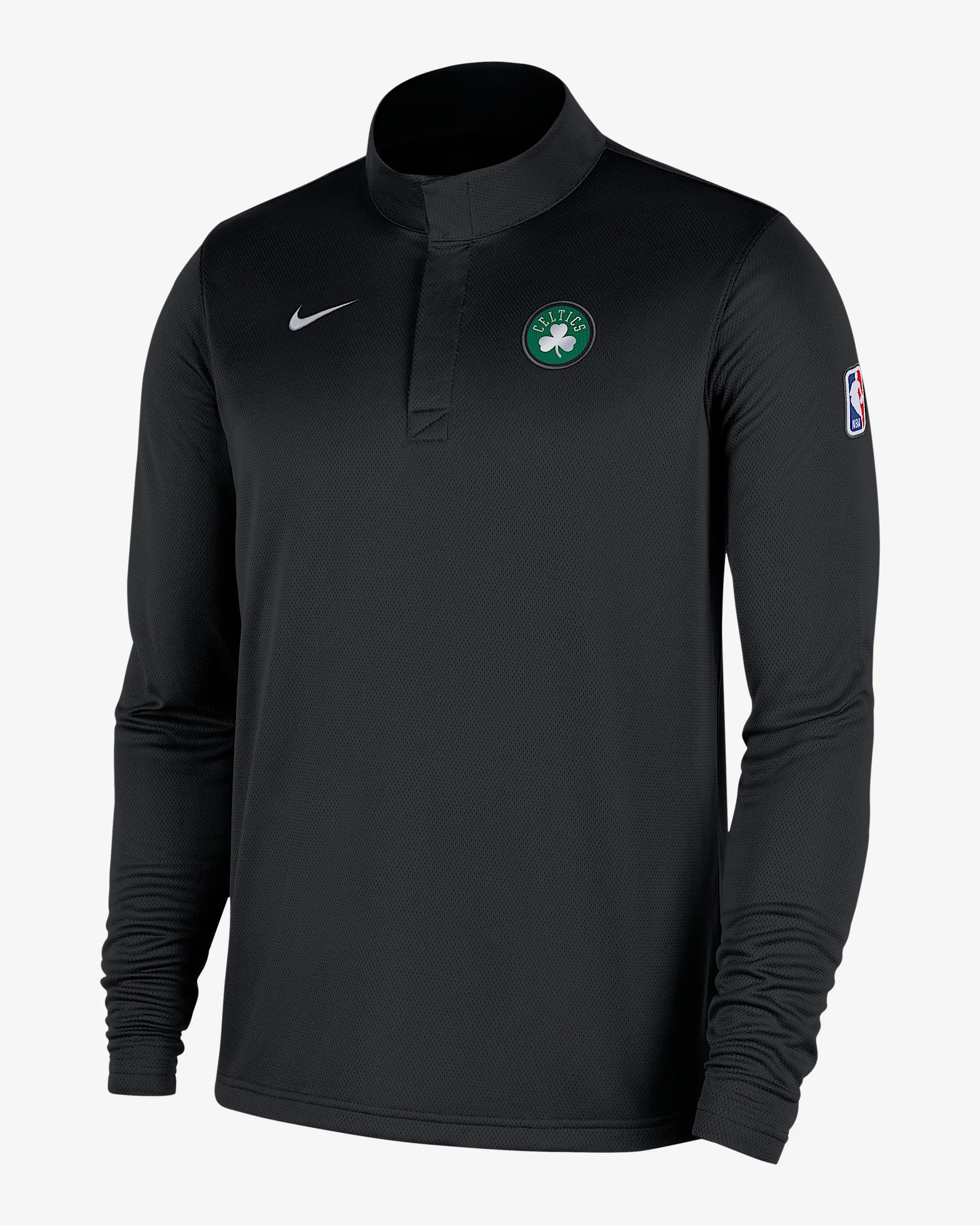 Boston Celtics Men's Nike Dri-FIT NBA 1/4-Zip Long-Sleeve Top - 1