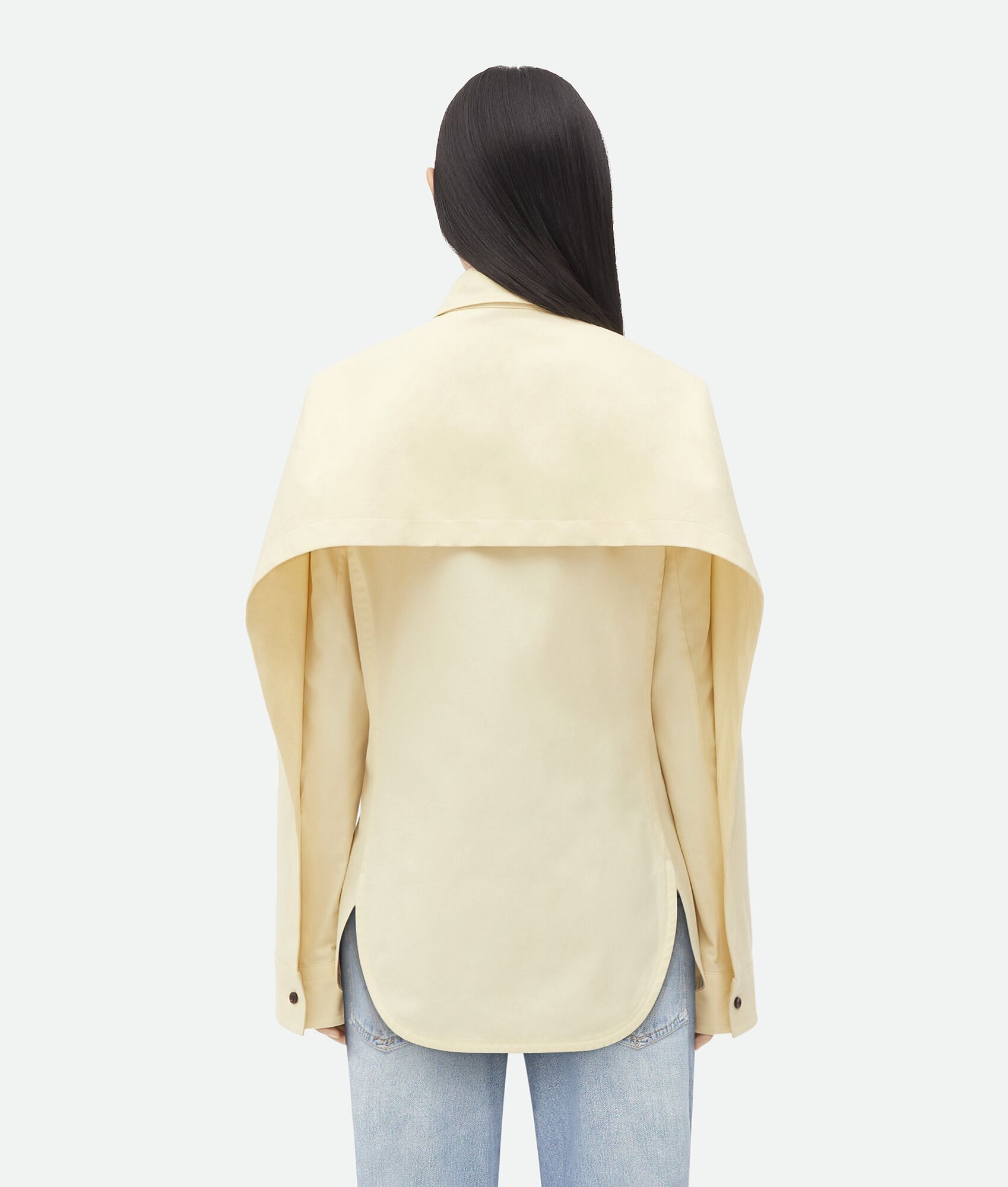 Cotton Shirt With Storm Flap - 3