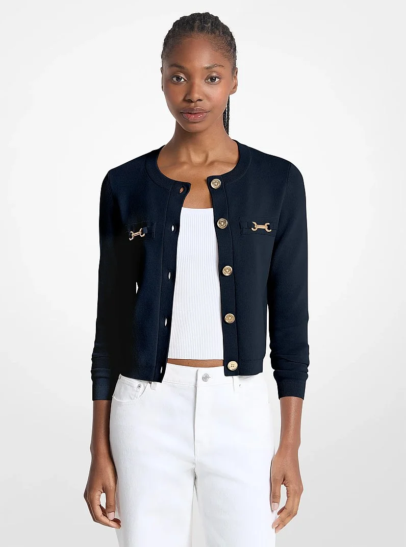 Viscose Blend Cardigan - 1