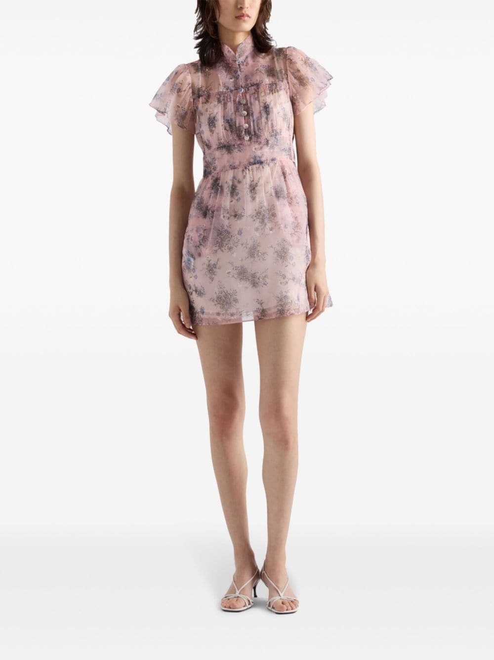 【プラダ・PRADA】Printed nylonette dress Prada Printed Nylonette Dress | Saks Fifth Avenue