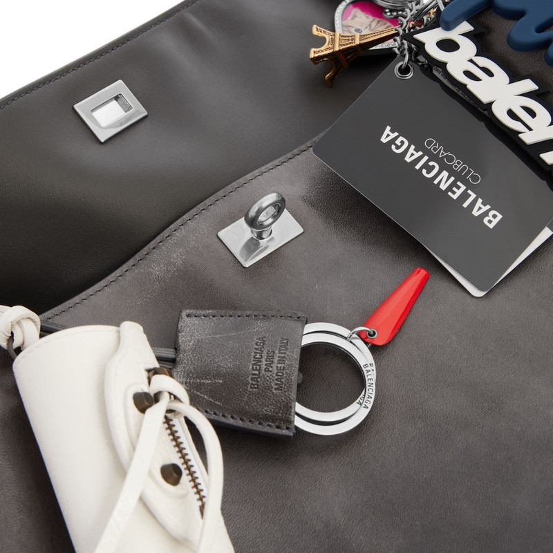 Women's Rodeo Handbag Medium With Charms in Grey 6